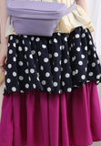 (Korean) Mixed Pattern Multi Layer Tube Dress