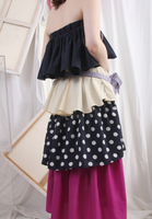 (Korean) Mixed Pattern Multi Layer Tube Dress