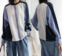Mixed Fabric Shirt (pre order)