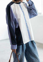 Mixed Fabric Shirt (pre order)